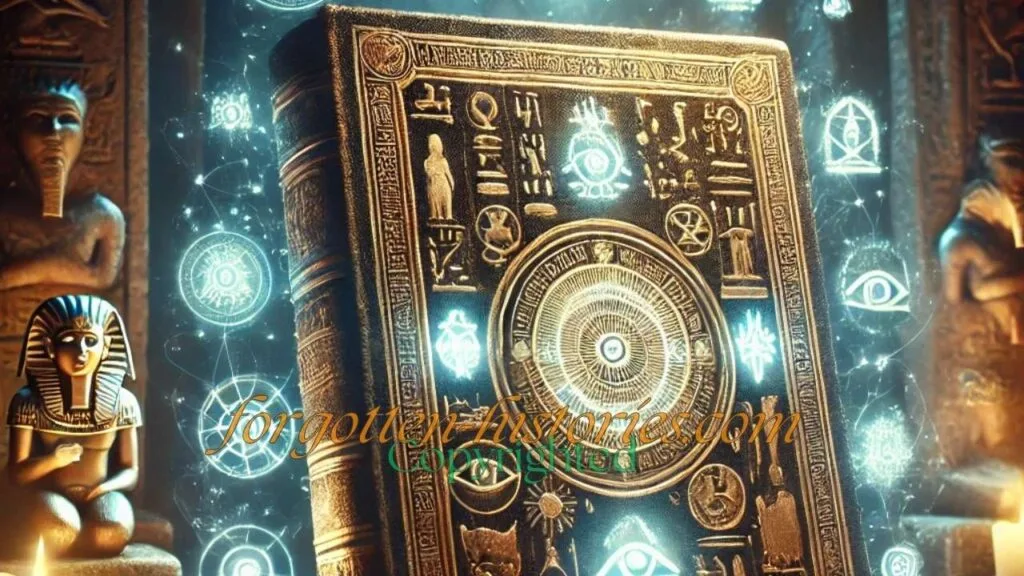 Book of Thoth, designed to reflect its ancient mystical and forbidden nature