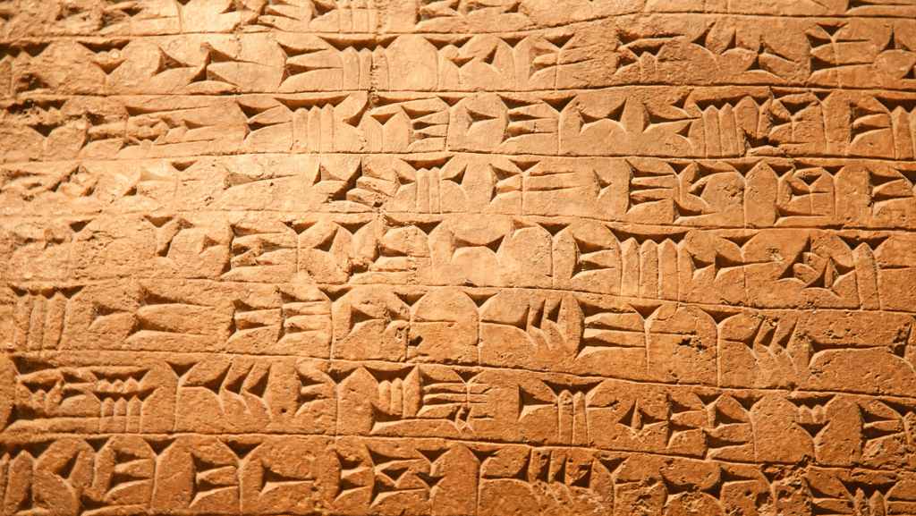 clay sumerian tablet