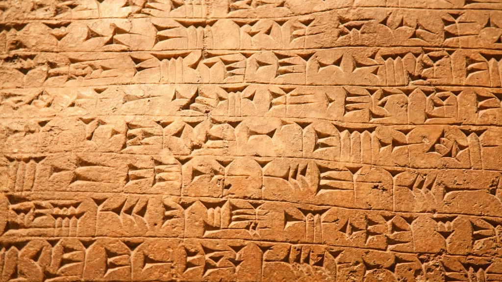 clay sumerian tablet