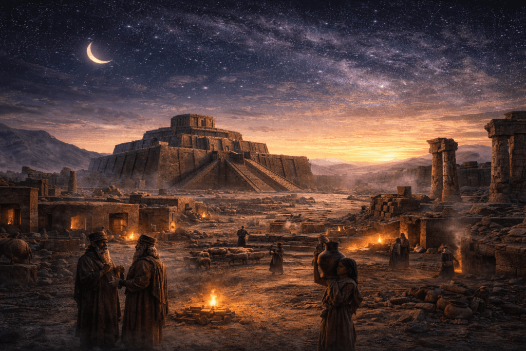 the Sumerians already tracked the Moon